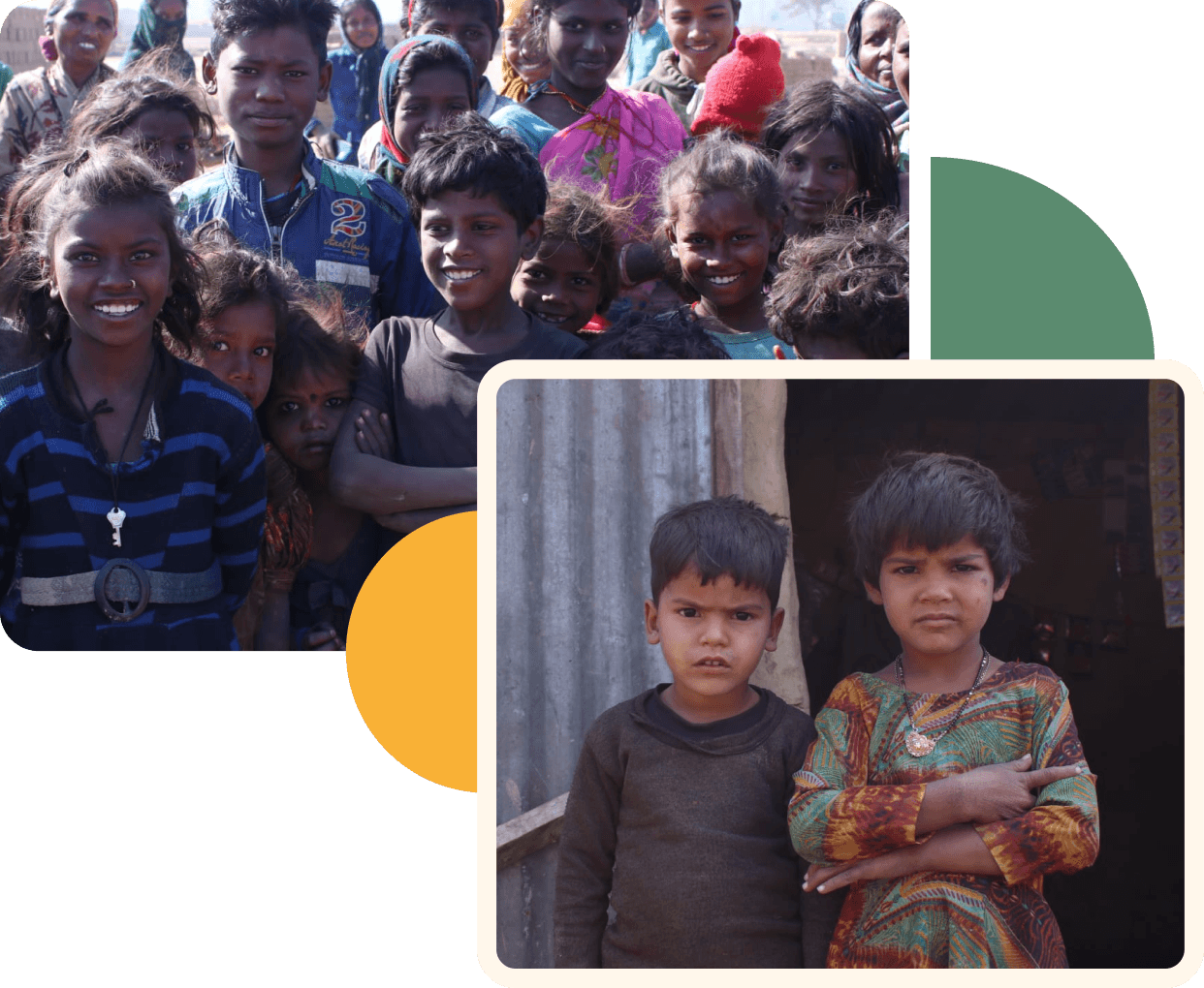 group of happy children